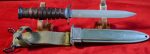 THU JUL 24, US WWII SCARCE MAKER, BOKER GUARD MARKED, M3 FIGHTING KNIFE WITH M8 SCABBARD, MINT COLLECTOR GRADE! - Image 2