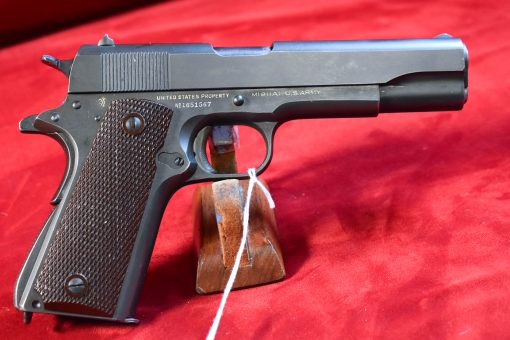 MON JUL 28, US WWII COLT 1911A1 US ARMY PISTOL, SEPT, 1944 PRODUCTION, 100% CORRECT & ORIGINAL, MINT CRISP! - Image 3