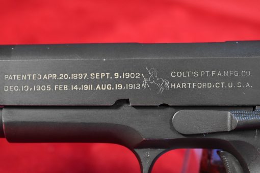 MON JUL 28, US WWII COLT 1911A1 US ARMY PISTOL, SEPT, 1944 PRODUCTION, 100% CORRECT & ORIGINAL, MINT CRISP! - Image 4