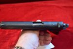 MON JUL 28, SCARCE VERY EARLY MAY,1943 PRODUCTION ITHACA 1911A1 U.S. ARMY SERVICE PISTOL, DULITE FINISH & EARLY FEATURES, VERY SHARP! - Image 10