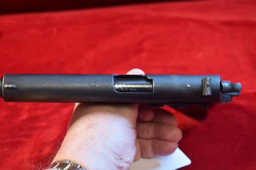 MON JUL 28, SCARCE VERY EARLY MAY,1943 PRODUCTION ITHACA 1911A1 U.S. ARMY SERVICE PISTOL, DULITE FINISH & EARLY FEATURES, VERY SHARP! - Image 10