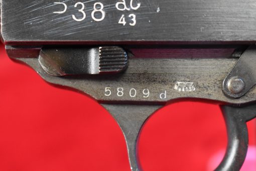 SOLD ULTRA RARE ALL PHOSPHATE, MAUSER P.38, FN MADE AC43 SLIDE, TRUE GRAY GHOST, MINT CRISP & IMPOSSIBLE TO LOCATE! - Image 6