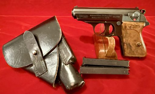 SOLD NAZI RSHA/SS ISSUE WALTHER PPK, “K SUFFIX” VARIANT (TYPE 4) FIFTH CONTRACT WITH 2 MATCHING MAGS!!! 1940 PRODUCTION, VERY SHARP! - Image 1