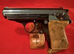 FRI JULY 18, WALTHER PPK PISTOL, VERY SCARCE 1935 PRODUCTION LIGHTWEIGHT DURAL FRAME VARIANT, VERY SHARP!