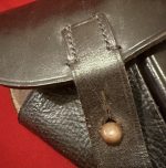 FRI JULY 18 ULTRA RARE EARLIEST STYLE (1932) AKAH HOLSTER FOR EARLY PRODUCTION WALTHER PPK PISTOLS...MINT SCREAMER!!! - Image 9
