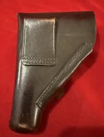 FRI JULY 18 ULTRA RARE EARLIEST STYLE (1932) AKAH HOLSTER FOR EARLY PRODUCTION WALTHER PPK PISTOLS...MINT SCREAMER!!! - Image 2