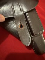 FRI JULY 18 ULTRA RARE EARLIEST STYLE (1932) AKAH HOLSTER FOR EARLY PRODUCTION WALTHER PPK PISTOLS...MINT SCREAMER!!! - Image 6