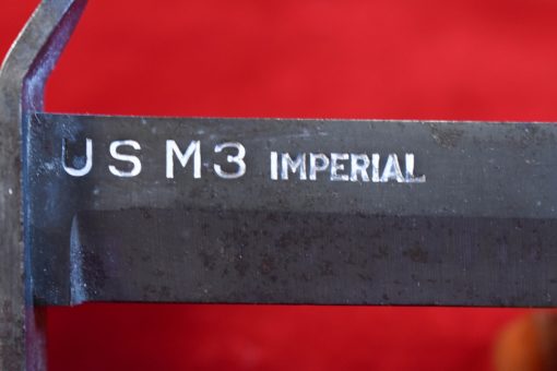 FRI JUL 25, US WWII SCARCE IMPERIAL BLADE MARKED, M3 FIGHTING KNIFE WITH BLACK SPACERS & M8 SCABBARD, COLLECTOR GRADE! - Image 1