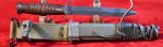 THU JUL 24, US WWII SCARCE MAKER, KINFOLKS GUARD MARKED, M3 FIGHTING KNIFE WITH M8 SCABBARD, MINT COLLECTOR GRADE! - Image 2