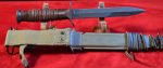 THU JUL 24, US WWII SCARCE MAKER, KINFOLKS GUARD MARKED, M3 FIGHTING KNIFE WITH M8 SCABBARD, MINT COLLECTOR GRADE! - Image 3