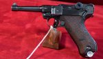 THU JUL 17, VERY SCARCE & UNUSUAL GERMAN WWII 1940/BYF, NON-STANDARD, OUT OF SEQUENCE P.08 LUGER PISTOL, MATCHING & MINT, JAN STILL PAGE 22! - Image 2