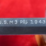 KNIFE SALE! US WWII SCARCE 1943 PAL BLADE MARKED, M3 FIGHTING KNIFE WITH 1943 MOOSECO. M6 LEATHER SCABBARD, COLLECTOR GRADE!