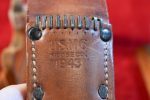 FRI JUL 25, US WWII SCARCE 1943 PAL BLADE MARKED, M3 FIGHTING KNIFE WITH 1943 MOOSE CO. M6 LEATHER SCABBARD, COLLECTOR GRADE! - Image 6