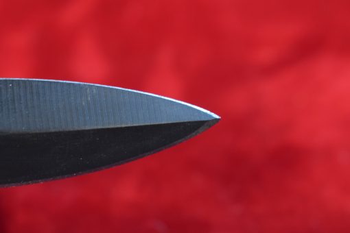FRI JUL 25, US WWII SCARCE 1943 PAL BLADE MARKED, M3 FIGHTING KNIFE WITH 1943 MOOSE CO. M6 LEATHER SCABBARD, COLLECTOR GRADE! - Image 7