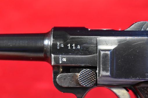 TUE JULY 22, ULTRA RARE & IMPORTANT KRIEGHOFF P CODE COMMERCIAL LUGER, LISTED & PICTURED IN GIBSON'S BOOK, STONE COLD MINT! - Image 7