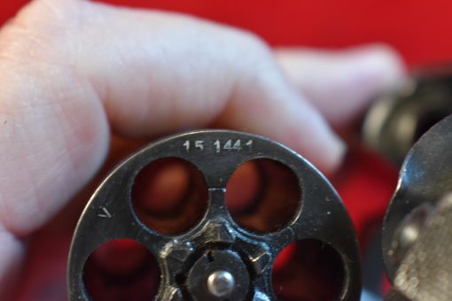 TUE JUL 15, SCARCE US WWII US NAVY “RED LETTER” SMITH & WESSON VICTORY MODEL REVOLVER, MATCHING & SHARP! - Image 10