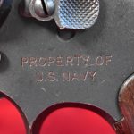 SOLD, SCARCE US WWII US NAVY “RED LETTER” SMITH & WESSON VICTORY MODEL REVOLVER, MATCHING & SHARP!