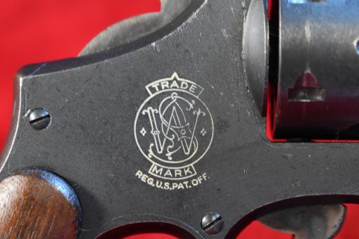 TUE JUL 15, SCARCE US WWII US NAVY “RED LETTER” SMITH & WESSON VICTORY MODEL REVOLVER, MATCHING & SHARP! - Image 4