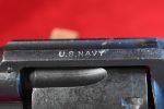 TUE JUL 15, SCARCE US WWII US NAVY “RED LETTER” SMITH & WESSON VICTORY MODEL REVOLVER, MATCHING & SHARP! - Image 5