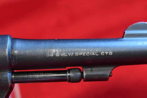 TUE JUL 15, SCARCE US WWII US NAVY “RED LETTER” SMITH & WESSON VICTORY MODEL REVOLVER, MATCHING & SHARP! - Image 6