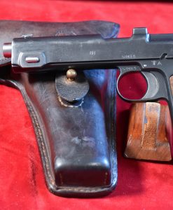 THU AUG 21, SCARCE, STEYR HAHN MODEL 1912 PISTOL, NAZI POLICE “EAGLE/L”, 9m/m PARABELLUM, FULL RIG WITH RARELY SEEN HOLSTER, VERY SHARP!