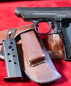 MON AUG 25, GERMAN WWII 1943 SAUER 38H PISTOL, EAGLE/37 PROOFED, FULL SLIDE LOGO, MILITARY FINISH, FULL RIG!