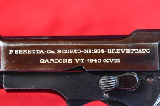 THU AUG 14, WWII ITALIAN ARMY BERETTA MODEL 1934 PISTOL,1940 PRODUCTION, VERY SHARP! - Image 4