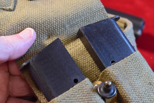 THU AUG 7, EXCEPTIONAL, US WWII COLT 1911A1 ARMY SERVICE PISTOL, JUNE 1943 SHIPMENT, MATCHING SLIDE, 100% CORRECT, MINT CRISP FULL RIG! - Image 15