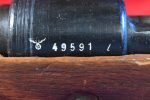 MON AUG 18, VERY CHOICE, byf44 CODED 1944 MAUSER OBERNDORF K98k SERVICE RIFLE, ALL MATCHING, WITH ORIGINAL SLING, VERY SHARP! - Image 8