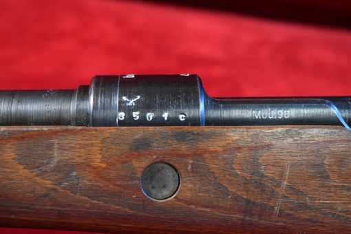 WED AUG 13, VERY CHOICE, GERMAN WWII bcd4 (GUSTLOFF-WERKE) K98k RIFLE, ALL MATCHING, EARLY 1944 PRODUCTION WITH BLUE FINISH, VERY SHARP! - Image 7
