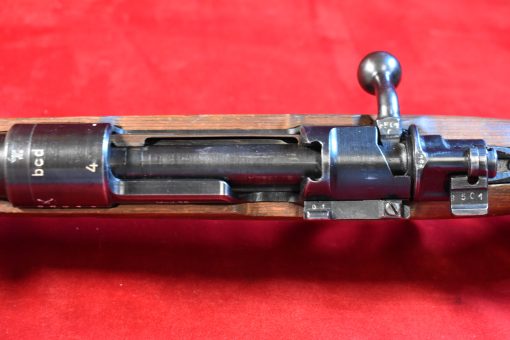 WED AUG 13, VERY CHOICE, GERMAN WWII bcd4 (GUSTLOFF-WERKE) K98k RIFLE, ALL MATCHING, EARLY 1944 PRODUCTION WITH BLUE FINISH, VERY SHARP! - Image 9