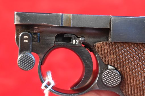 THU AUG 7, EXCEPTIONAL, ULTRA RARE 1940 MAUSER BANNER LUGER PISTOL, MILITARY E/655 MARKED, LESS THAN 500 MADE, MINT CRSIP STUNNING! - Image 14