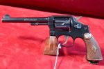 WED AUG 13, VERY SCARCE 6 INCH SMITH AND WESSON 38/200 BRITISH SERVICE MODEL M & P REVOLVER, CANADIAN MILITARY ISSUE, VERY SHARP! WITH SMITH LETTER TOO! - Image 4