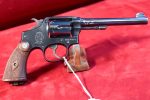WED AUG 13, VERY SCARCE 6 INCH SMITH AND WESSON 38/200 BRITISH SERVICE MODEL M & P REVOLVER, CANADIAN MILITARY ISSUE, VERY SHARP! WITH SMITH LETTER TOO! - Image 5