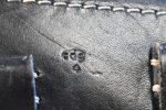 WED AUG 27, ULTRA RARE MINT CRISP 1944 cdg4 coded-Auwaerter & Bubeck KG, Stuttgart black Leather Hardshell German Luger Holster