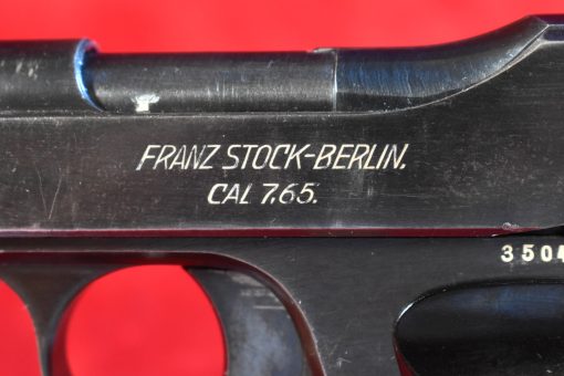 TUE AUG 5, VERY RARE FRANZ STOCK TYPE 2 7.65mm PISTOL, VERY LATE 1940 PRODUCTION, EAGLE/N PROOFED, FEW KNOWN! - Image 4