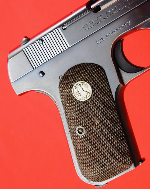 FRI AUG 15, VERY CHOICE OSS ISSUE “US PROPERTY” MARKED 1903 COLT PISTOL, SHIPPED TO THE O.S.S. JUNE 17, 1944, MINT CRISP! - Image 10