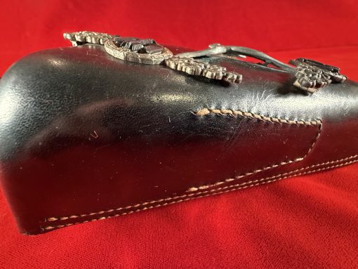 TUE AUG 19, UNUSUAL 1941 GERMAN WWII VET BROUGHT BACK WAR TROPHY LUGER HOLSTER, MINT NEW! - Image 12