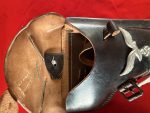 TUE AUG 19, UNUSUAL 1941 GERMAN WWII VET BROUGHT BACK WAR TROPHY LUGER HOLSTER, MINT NEW! - Image 13