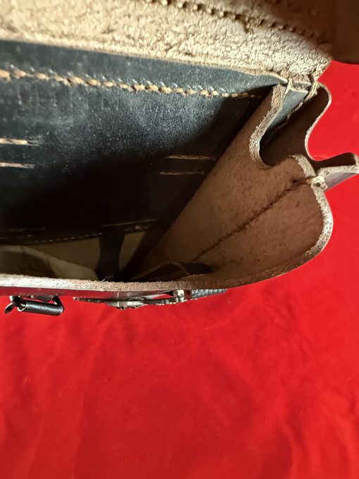 TUE AUG 19, UNUSUAL 1941 GERMAN WWII VET BROUGHT BACK WAR TROPHY LUGER HOLSTER, MINT NEW! - Image 15