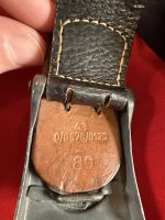 TUE AUG 19, ORIGINAL 1943 GERMAN WWII MINT LUFTWAFFE BELT AND BUCKLE! VET WAR TROPHY! - Image 3