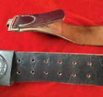 TUE AUG 19, ORIGINAL 1943 GERMAN WWII MINT LUFTWAFFE BELT AND BUCKLE! VET WAR TROPHY! - Image 8
