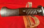 TUE AUG 19, ORIGINAL GERMAN WWII 1940 WKC MADE 98K MAUSER BAYONET, MATCHING UNCLEANED VET BROUGHT BACK TROPHY! - Image 9