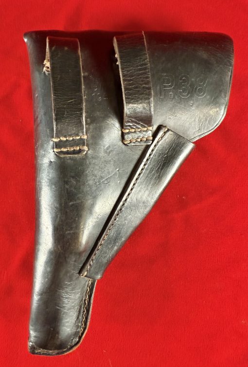 TUE AUG 19, GERMAN WWII WALTHER ac42  P.38 PISTOL, F BLOCK, WITH HOLSTER, VET WAR TROPHY STRAIGHT OUT OF THE WOODWORK! - Image 21