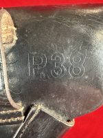 TUE AUG 19, GERMAN WWII WALTHER ac42  P.38 PISTOL, F BLOCK, WITH HOLSTER, VET WAR TROPHY STRAIGHT OUT OF THE WOODWORK! - Image 22