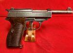 TUE AUG 19, GERMAN WWII WALTHER ac42  P.38 PISTOL, F BLOCK, WITH HOLSTER, VET WAR TROPHY STRAIGHT OUT OF THE WOODWORK! - Image 3
