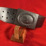 SOLD ORIGINAL 1943 GERMAN WWII MINT LUFTWAFFE BELT AND BUCKLE! VET WAR TROPHY!