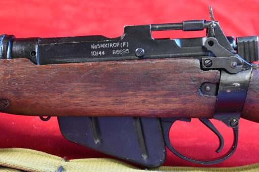WED AUG 20,  LEE ENFIELD RIFLE No.5 Mk1, VERY EARLY OCT 1944 PRODUCTION “JUNGLE CARBINE” MATCHING AND NICE! - Image 1