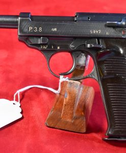 FRI AUG 1, VERY CHOICE, GERMAN WWII cyq (SPREEWERKE) P.38 PISTOL, 1943 PRODUCTION “K” BLOCK, MINT SHARP!