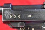 FRI AUG 1, VERY CHOICE, GERMAN WWII cyq (SPREEWERKE) P.38 PISTOL, 1943 PRODUCTION “K” BLOCK, MINT SHARP! - Image 4